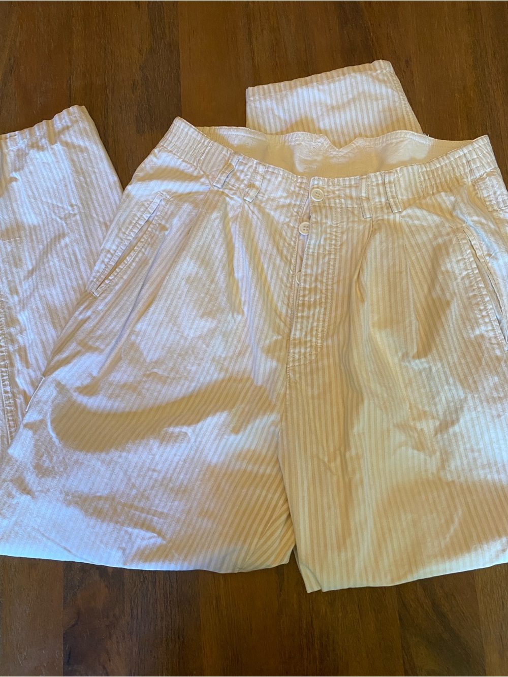 Milano Sport Pinstripe Pants Straight Leg